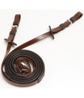 Rênes courses 19mm marron