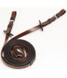 Rênes courses 19mm marron