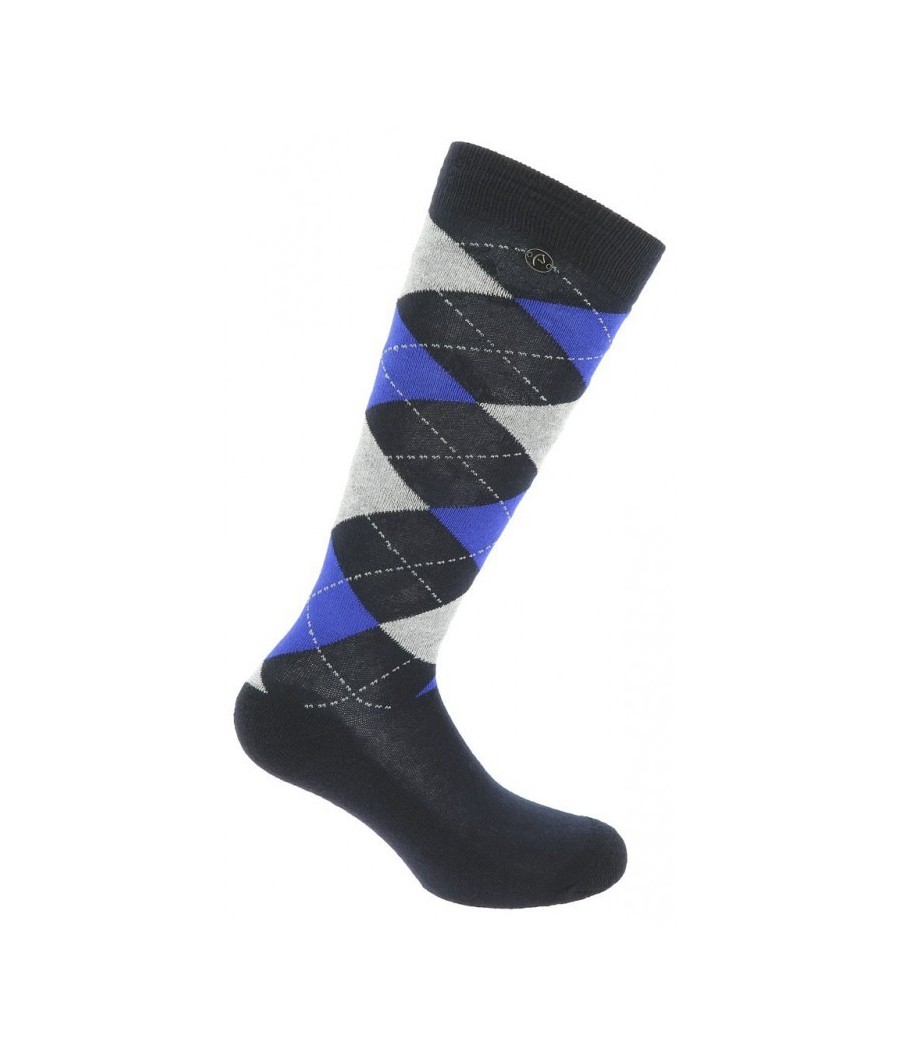 Chaussettes Argyle Lurex