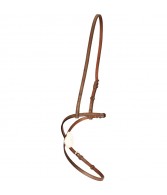 Muserolle croisée cuir