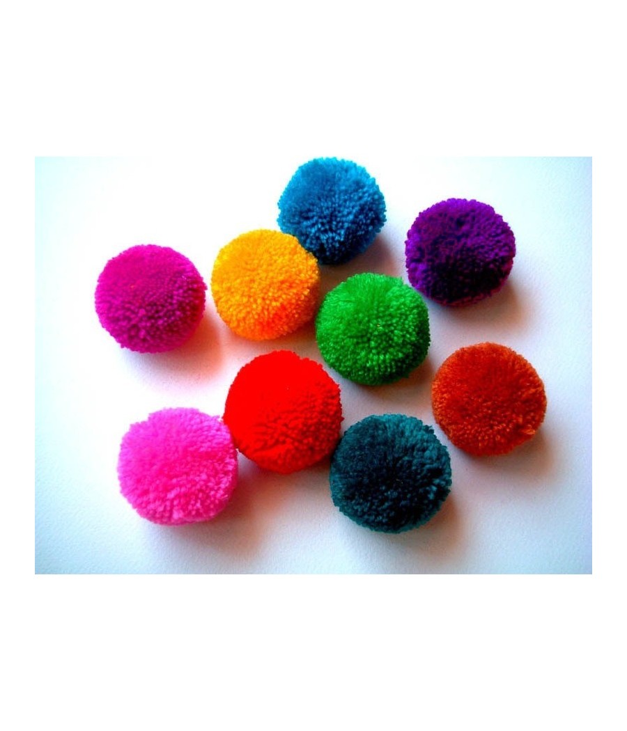 Pompon Uni pour Toque vinyl ou Lycra